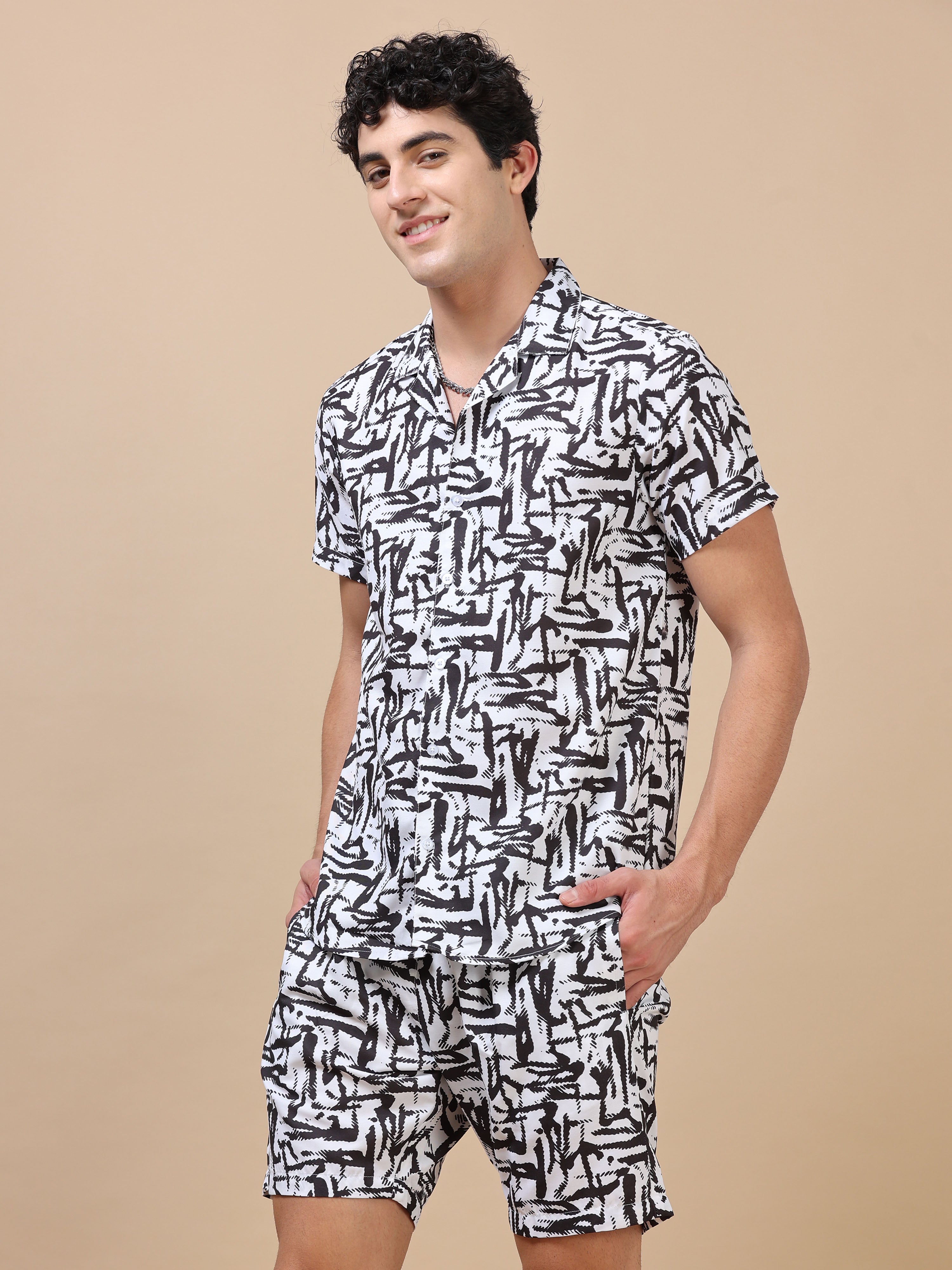 Classic Abstract Black Co-Ords