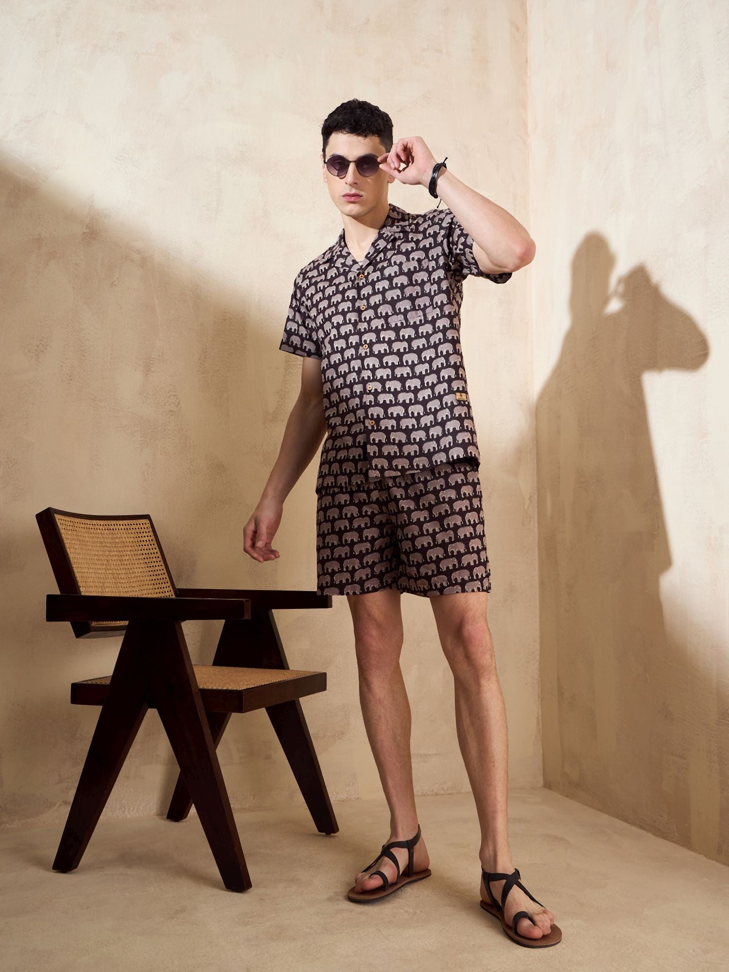 Men's Block Printed Co-Ords