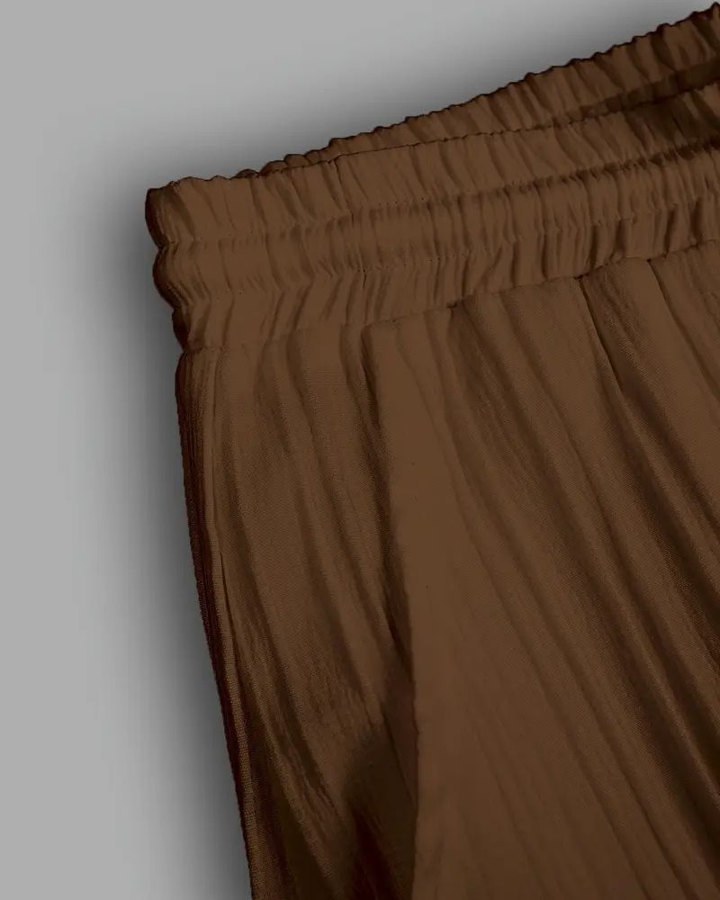 Men's Pleated Relax Fit Top Bottom Set