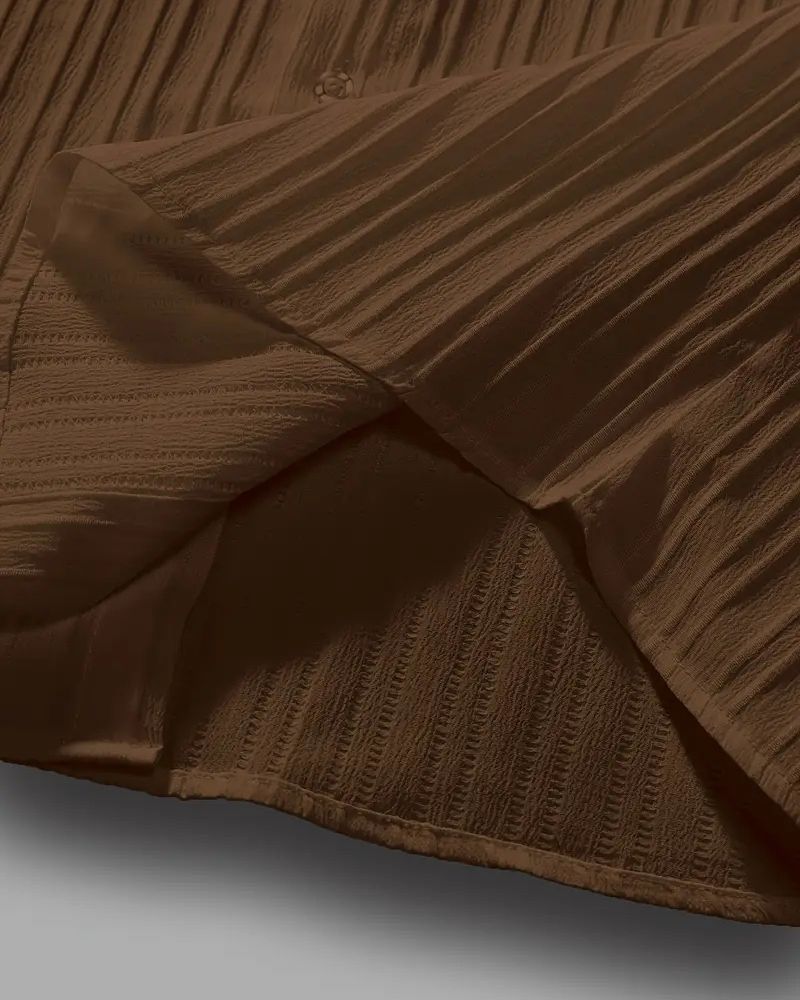 Men's Pleated Relax Fit Top Bottom Set