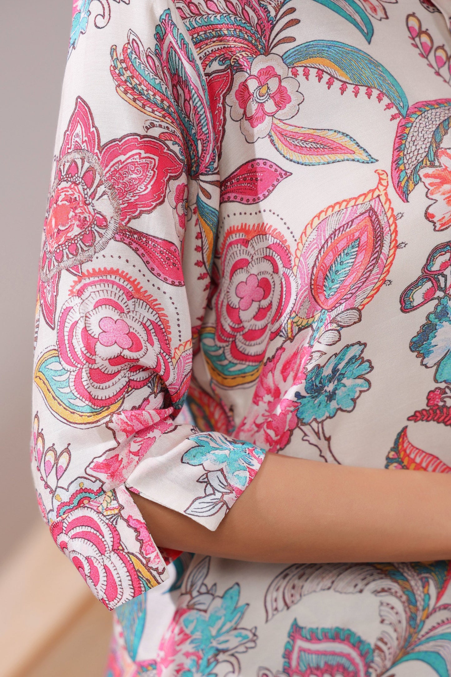 Paisley Reverie Muslin Silk Shirt