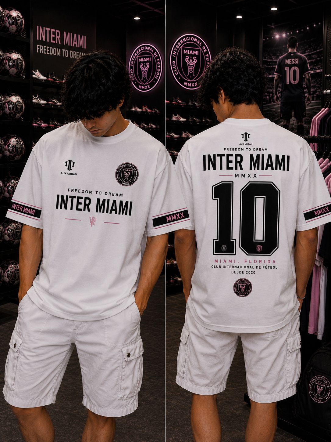 Inter Miami 10 - Oversized T-Shirt
