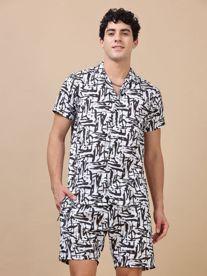 Classic Abstract Black Co-Ords