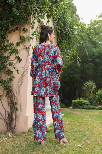 Primaire Papillon Russian Silk Co-ord Set
