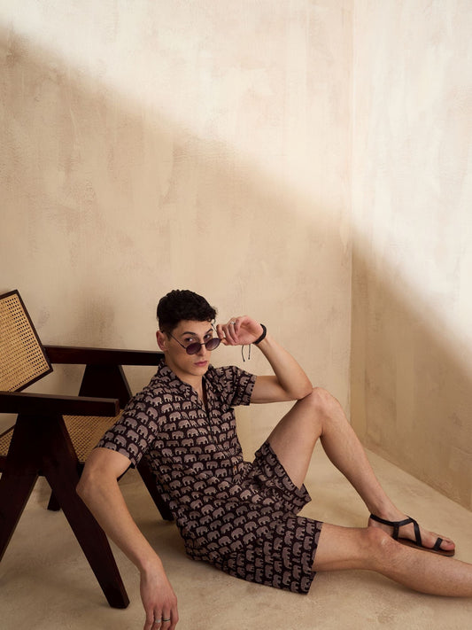 Men's Block Printed Co-Ords