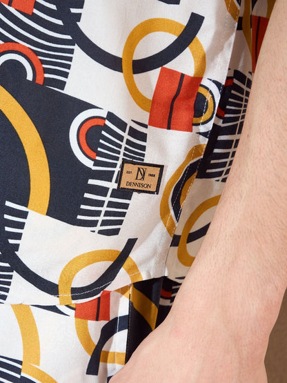 Men's Off White Comfort Fit Co-Ords