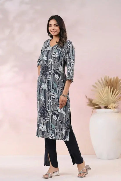 Ink Garden Russian Silk Co-ord Set