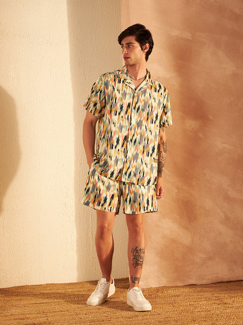 Abstract Printed Co-ord Set