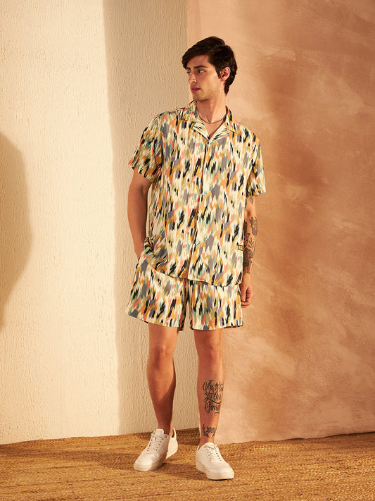 Abstract Printed Co-ord Set