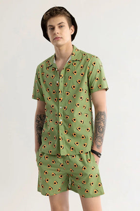 Avocadreams Green Printed Co-ords