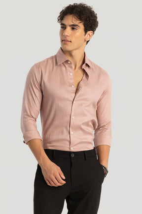 Pink Slim Fit Shirt