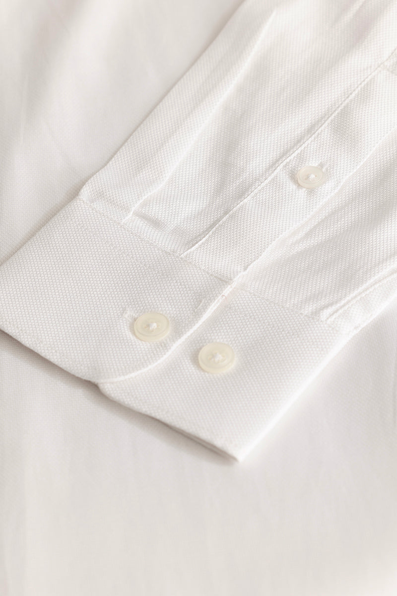 White Slim Fit Shirt