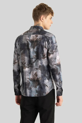 Anchor Grey Abstract Shirt