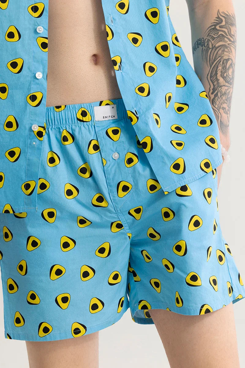 Avocadreams Blue Printed Co-ords