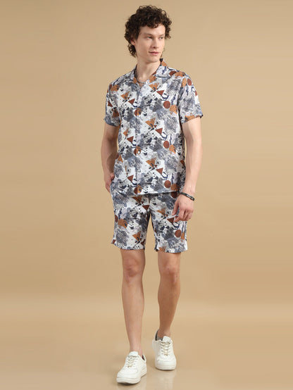 Classic Tropical White Co-Ords