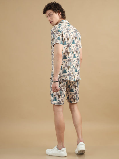 Trangle Triangle Cream Co-Ords