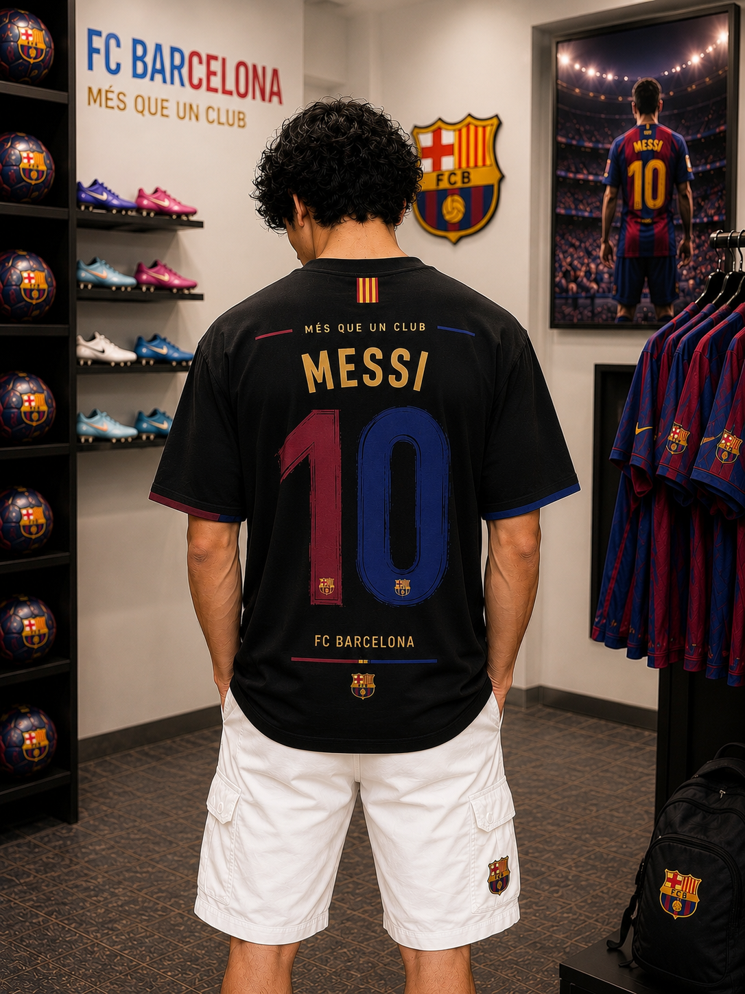 Messi 10 FC Barcelona - Oversized T-Shirt