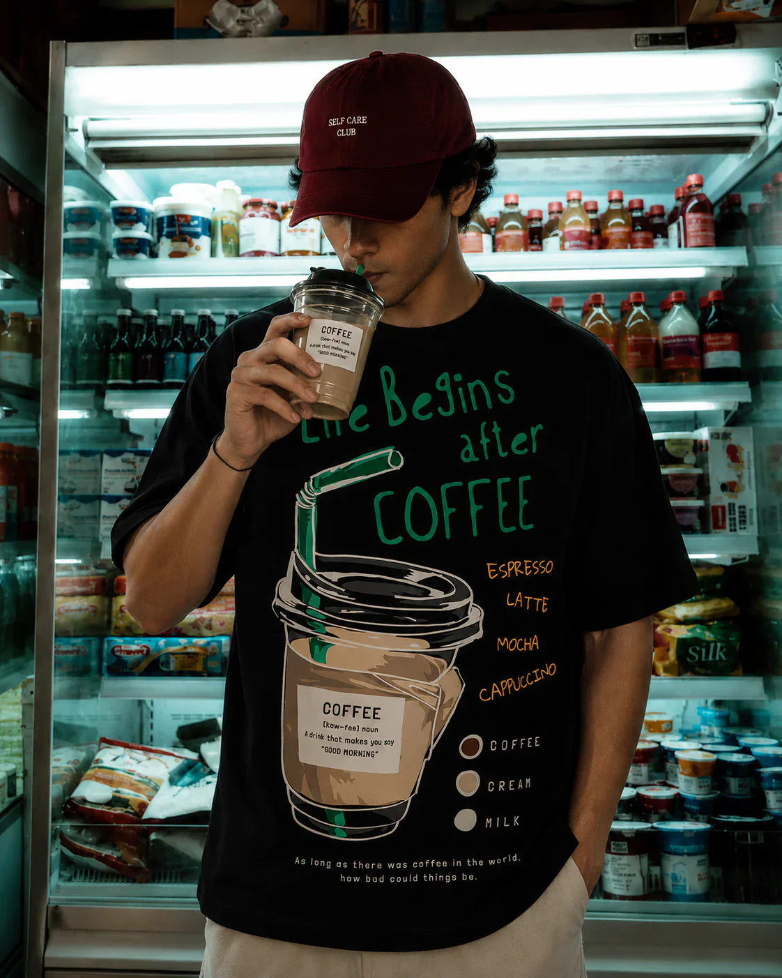 AFTER COFFEE - OVERSIZED TEE