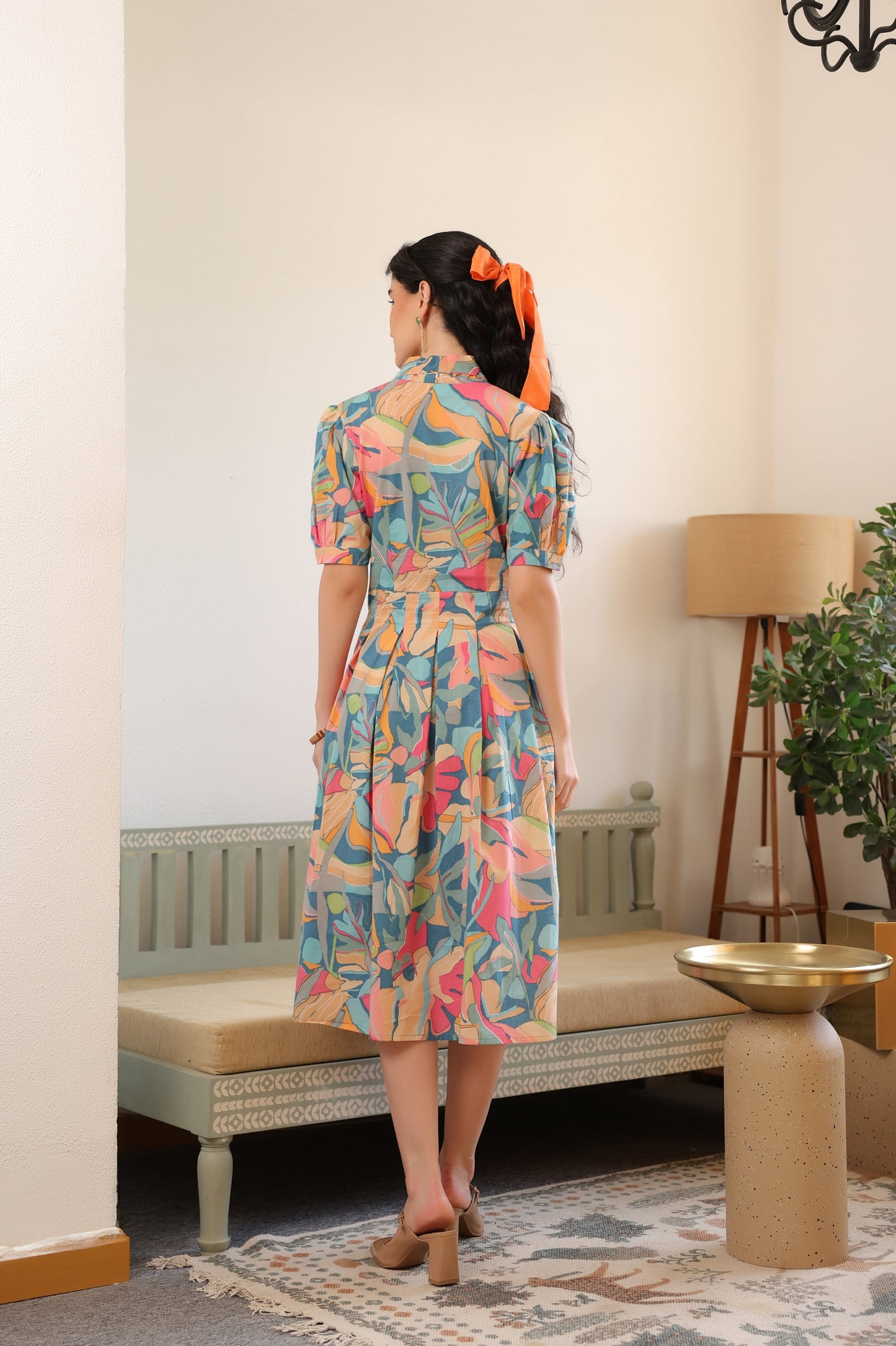 Meadow Bloom Vintage Cotton Dress