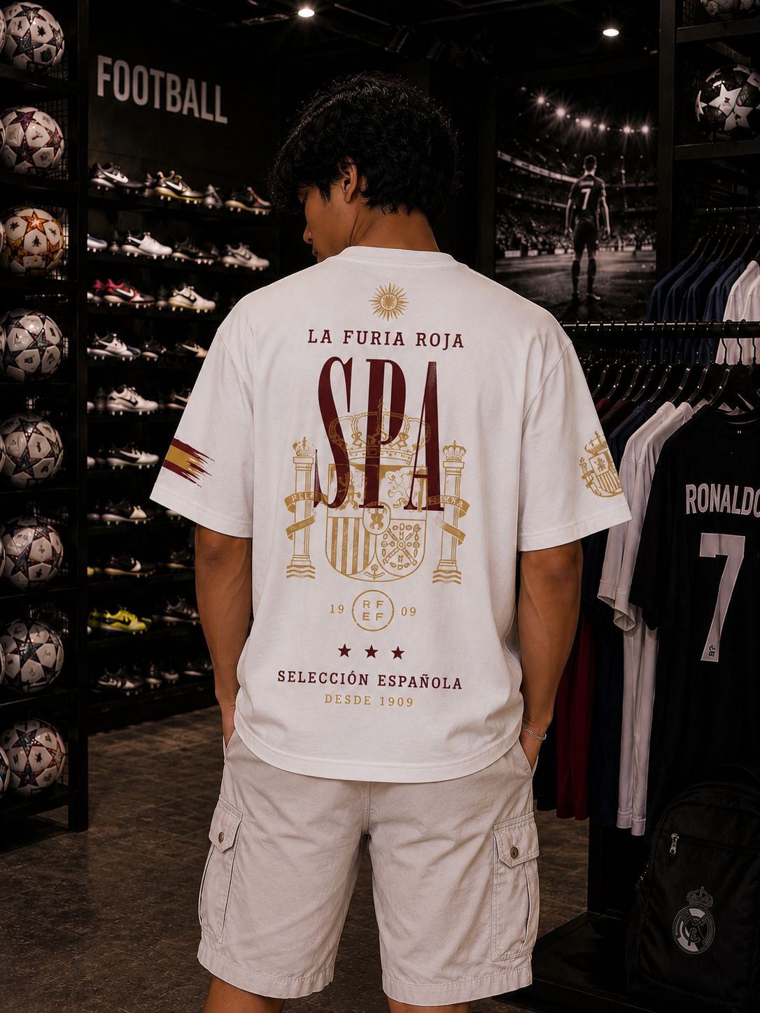 Spain "La Furia Roja" - Oversized T-Shirt