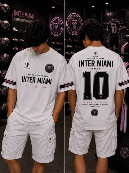 Inter Miami 10 - Oversized T-Shirt