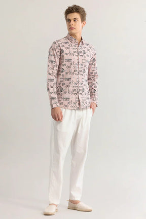 Arti Pink Geometric Shirt