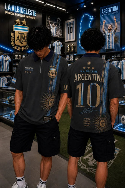 Argentina "La Albiceleste 10" Premium Oversized T-Shirt